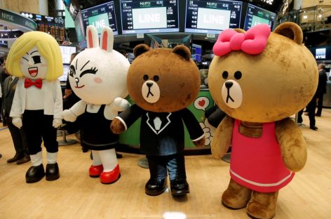 Japanese Chat App Line Soars in New York-Tokyo Dual Listing