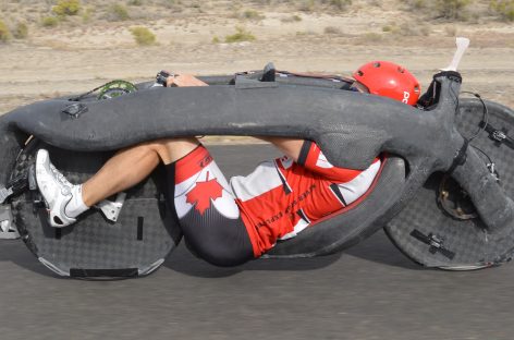 This Bullet-Shaped Bike Just Set a Human-Powered Speed Record