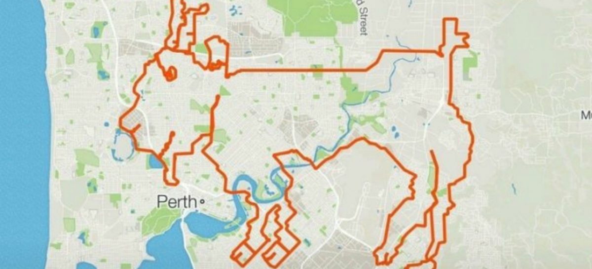 Perth Cycling Team Maps a Journey Resembling a Goat