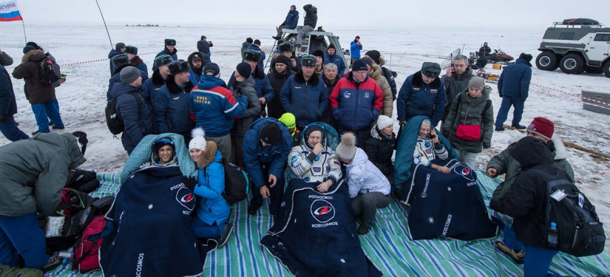NASA Astronauts Return to Earth, Land Safely in Kazakhstan